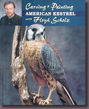 Carving & Painting an American Kestrel  with Floyd Scholz